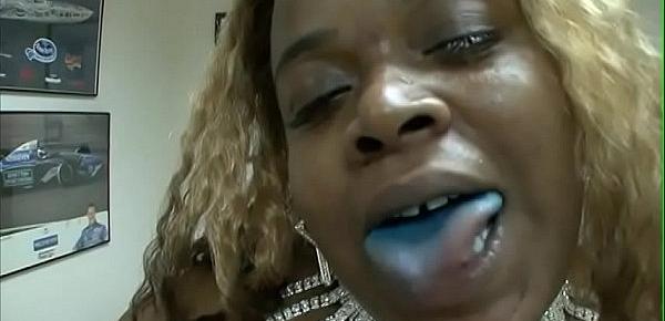  Black babes love pig phat cock in their mouth